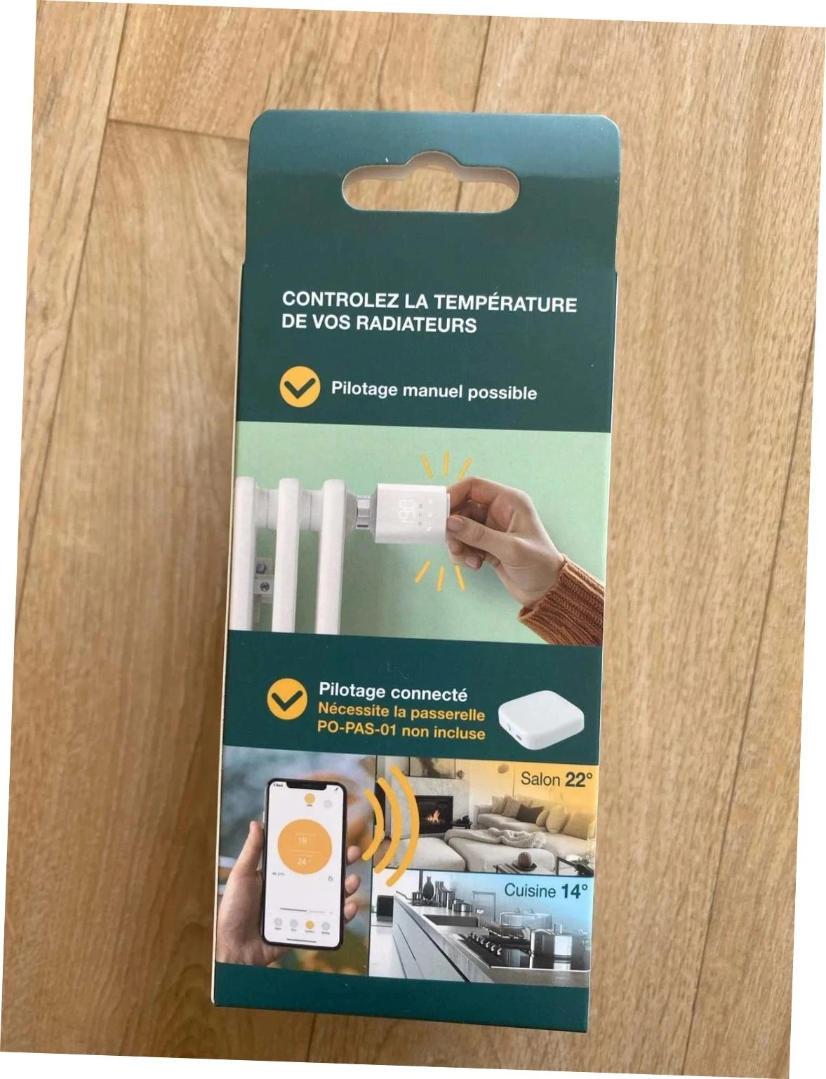 Cabezal termostático conectado para radiador hidráulico Powernity – photo 4